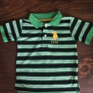 US Polo Assn striped shirt 18 months
